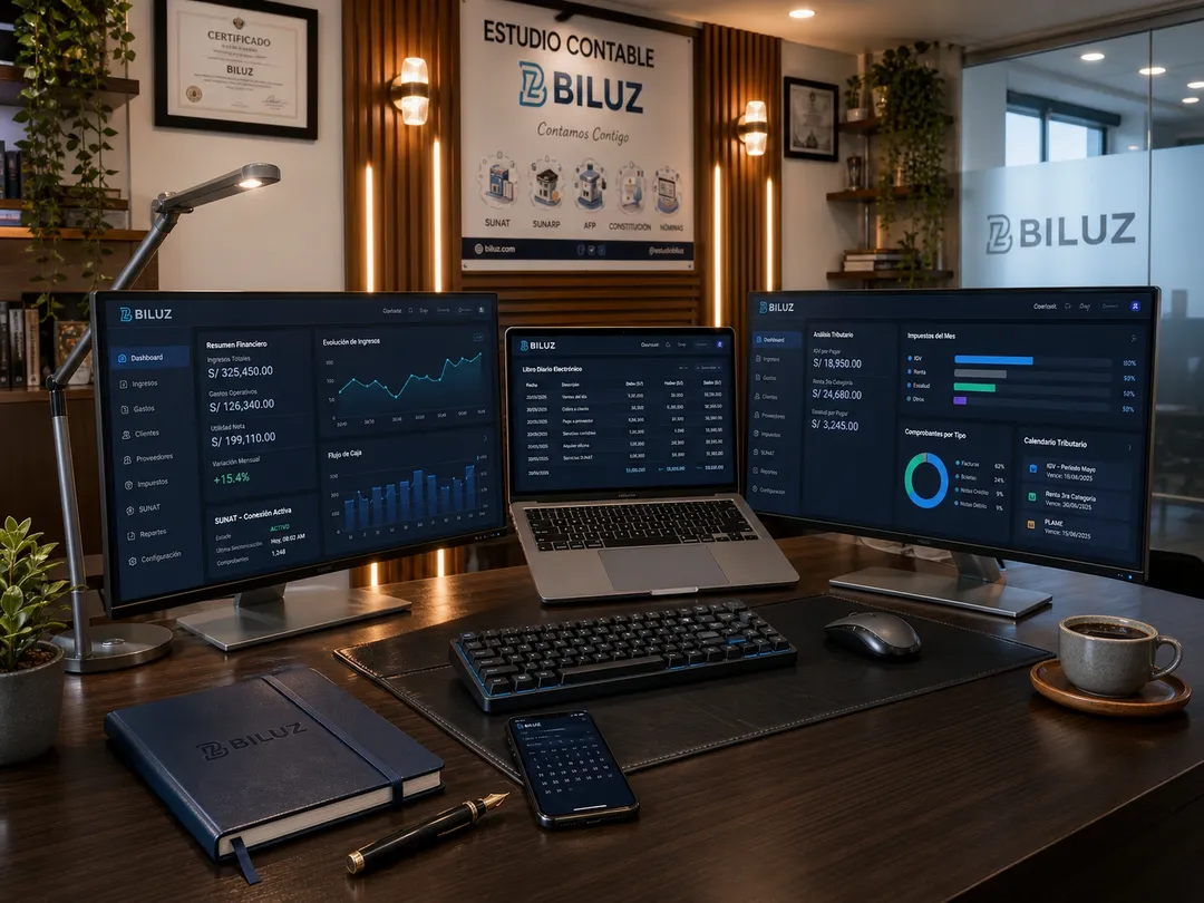 Herramientas digitales del Estudio Contable BILUZ